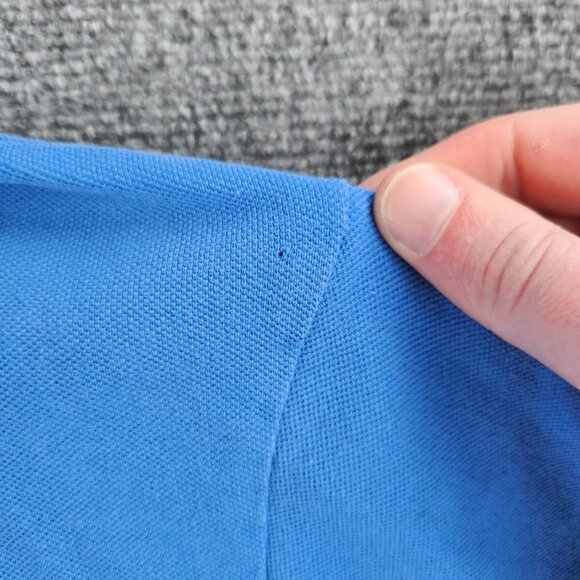Polo Ralph Lauren 3XLT Short Sleeve Blue Polo Shirt Pink Embroidery Logo Cotton - Picture 13 of 16